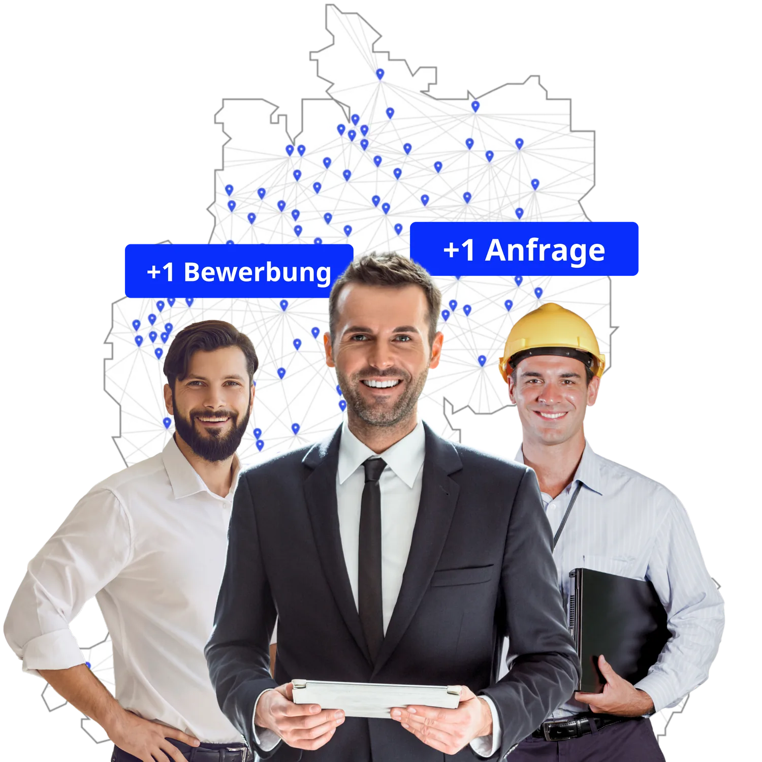 Lohnfertiger-Team: mehr Anfragen von Einkäufern und mehr Bewerbungen über die eigene Website