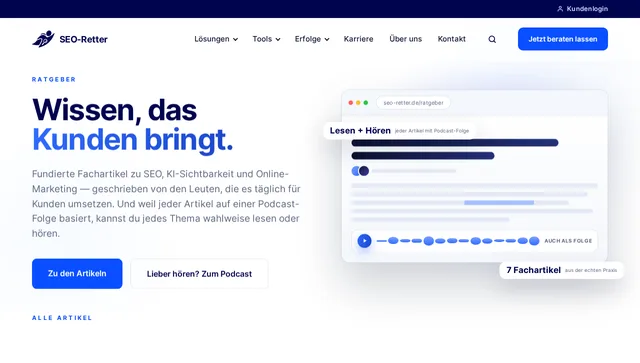 Ratgeber von SEO-Retter – Fachartikel aus der Praxis