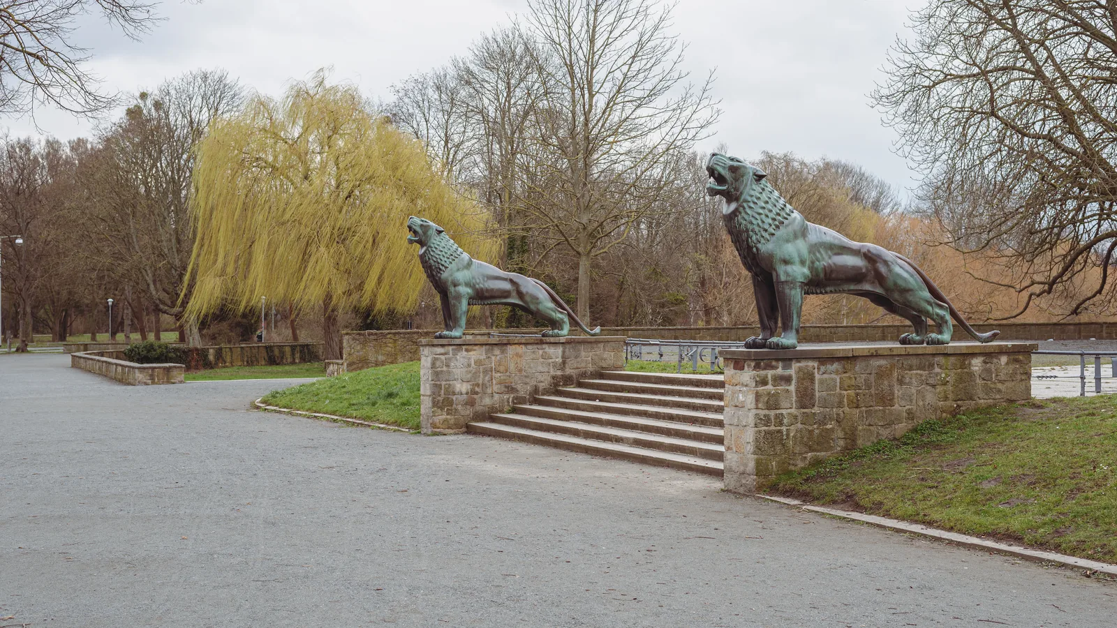 Die Löwenbastion am Maschsee in Hannover