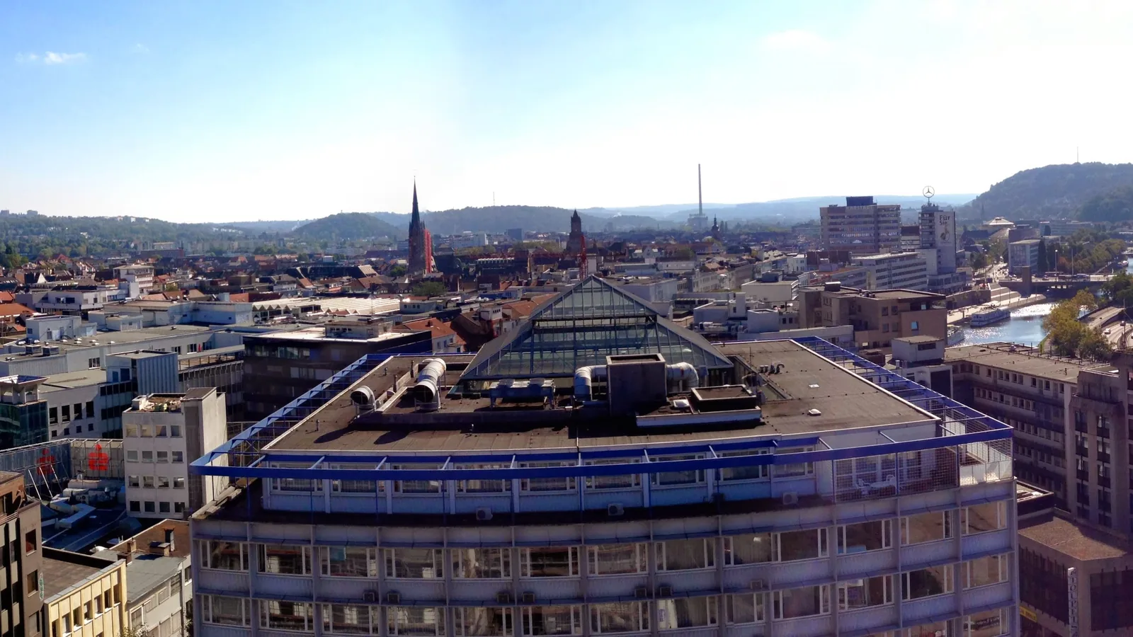 Blick über St. Johann in Saarbrücken