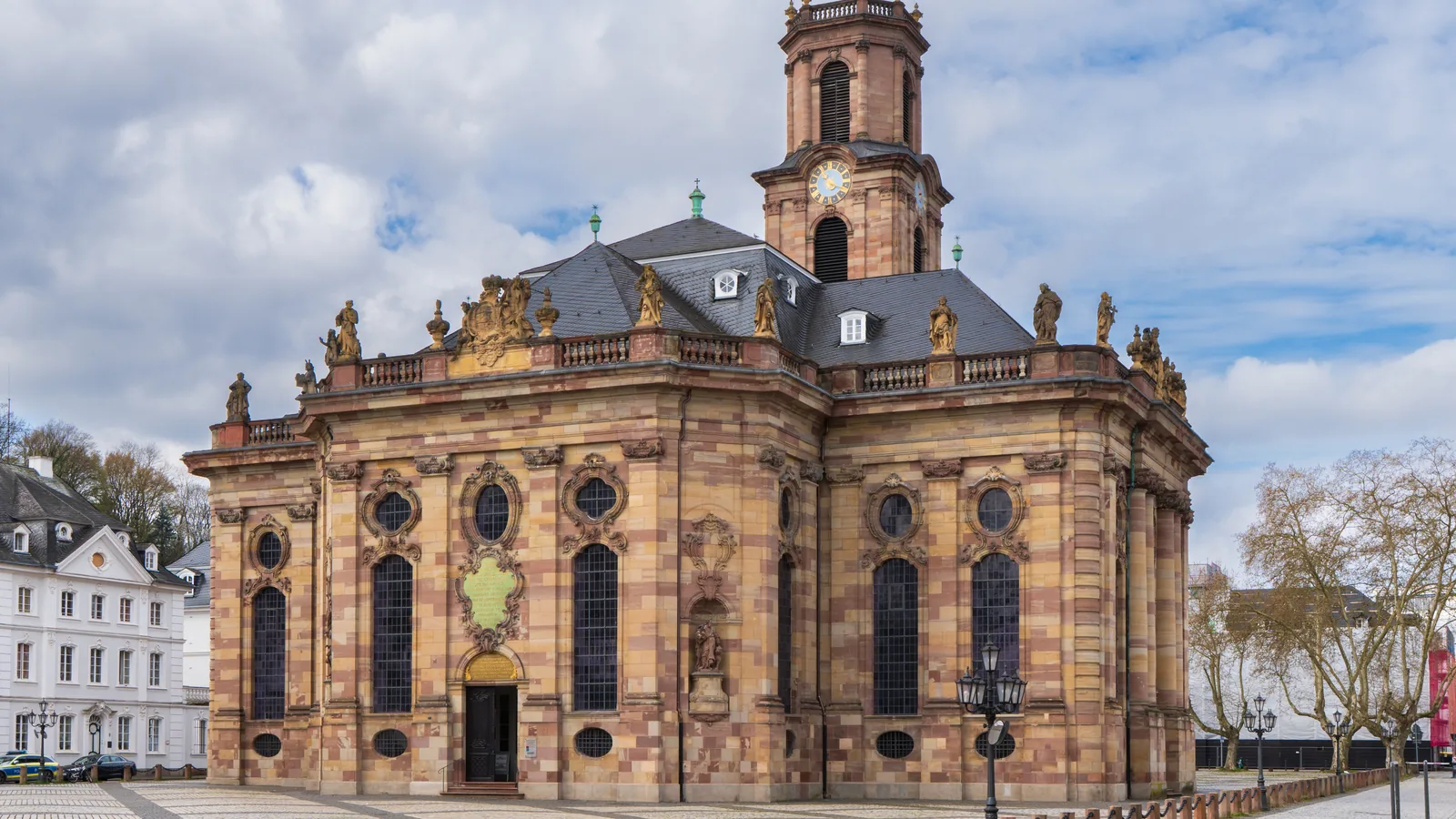 Die barocke Ludwigskirche in Saarbrücken