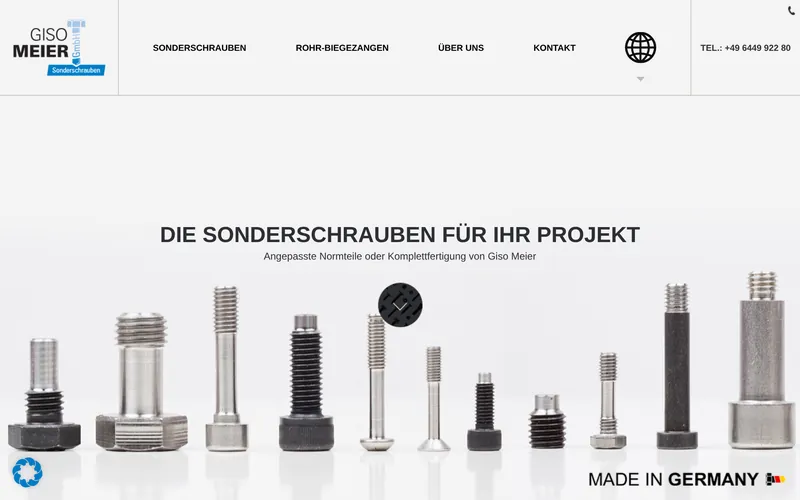 Website von Giso Meier GmbH