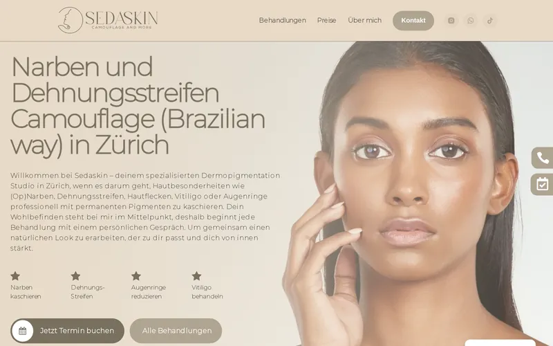 Website von Sedaskin