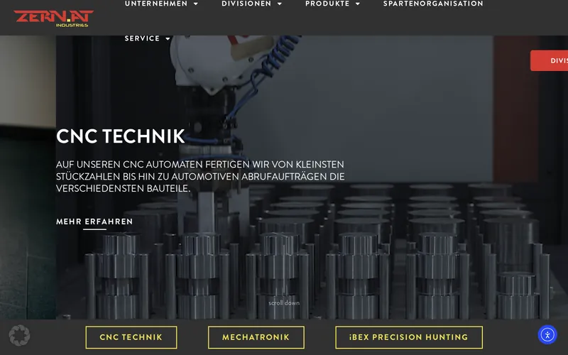 Website von Zern